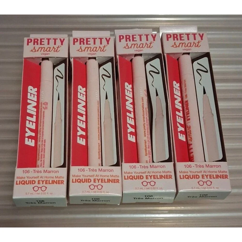 Pretty Smart Vegan makeup Liquid Eyeliner 106 Tres Marron